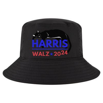 Kamala Harris Tim Walz Harris Waltz 2024 Harris Cat Cool Comfort Performance Bucket Hat