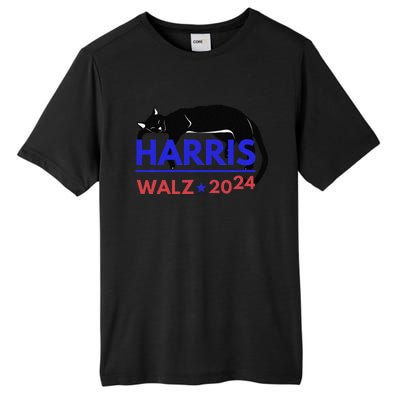 Kamala Harris Tim Walz Harris Waltz 2024 Harris Cat Tall Fusion ChromaSoft Performance T-Shirt