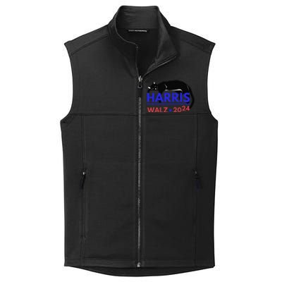 Kamala Harris Tim Walz Harris Waltz 2024 Harris Cat Collective Smooth Fleece Vest