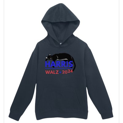 Kamala Harris Tim Walz Harris Waltz 2024 Harris Cat Urban Pullover Hoodie