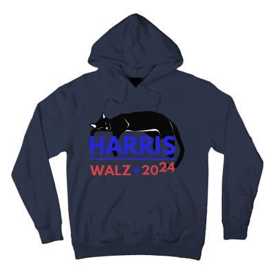 Kamala Harris Tim Walz Harris Waltz 2024 Harris Cat Tall Hoodie