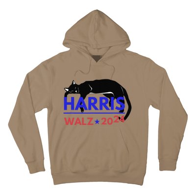 Kamala Harris Tim Walz Harris Waltz 2024 Harris Cat Hoodie