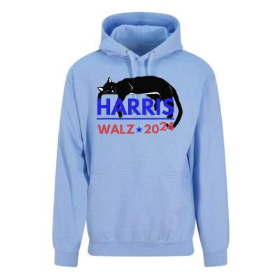 Kamala Harris Tim Walz Harris Waltz 2024 Harris Cat Unisex Surf Hoodie