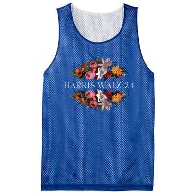 Kamala Harris Tim Walz 24 Mesh Reversible Basketball Jersey Tank