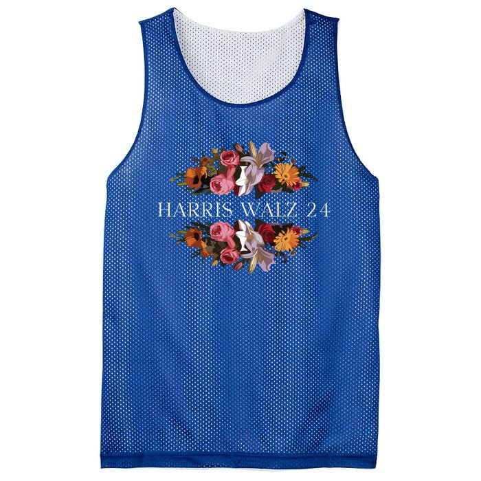 Kamala Harris Tim Walz 24 Mesh Reversible Basketball Jersey Tank