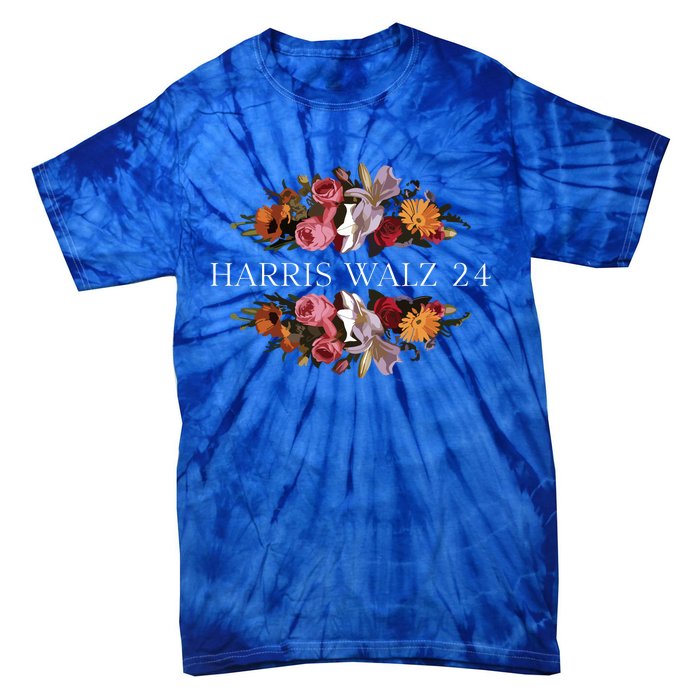 Kamala Harris Tim Walz 24 Tie-Dye T-Shirt