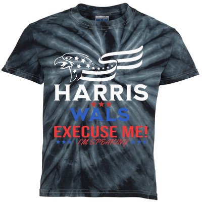 Kamala Harris Tim Walz 2024 Kids Tie-Dye T-Shirt