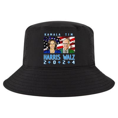 Kamala Harris Tim Walz The 2024 Democratic Party Nov 5 Win Cool Comfort Performance Bucket Hat