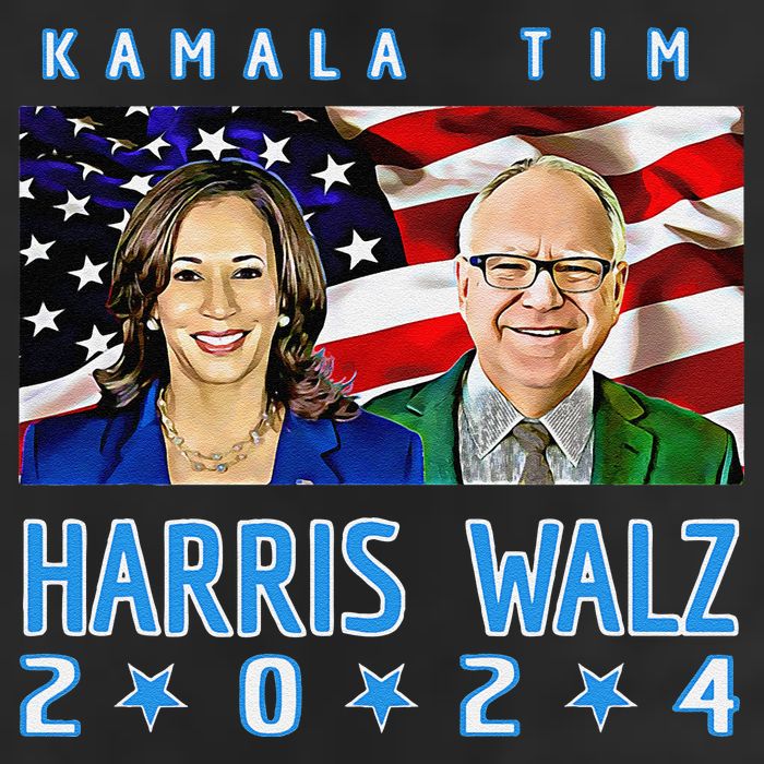 Kamala Harris Tim Walz The 2024 Democratic Party Nov 5 Win Cool Comfort Performance Bucket Hat