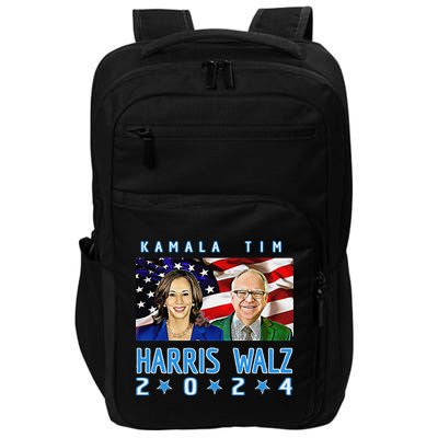 Kamala Harris Tim Walz The 2024 Democratic Party Nov 5 Win Impact Tech Backpack