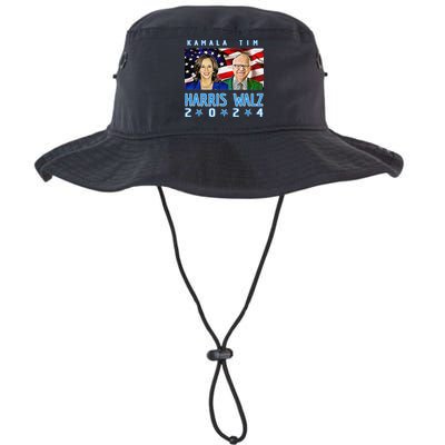 Kamala Harris Tim Walz The 2024 Democratic Party Nov 5 Win Bucket Hat