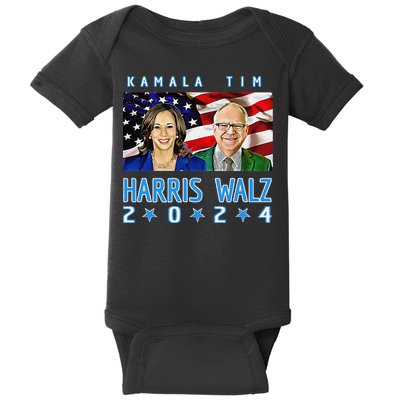 Kamala Harris Tim Walz The 2024 Democratic Party Nov 5 Win Baby Bodysuit