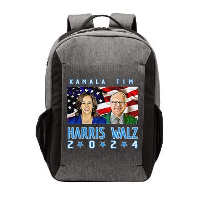 Kamala Harris Tim Walz The 2024 Democratic Party Nov 5 Win Vector Backpack