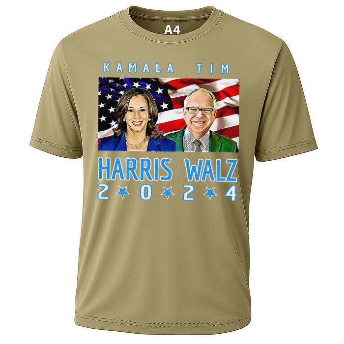 Kamala Harris Tim Walz The 2024 Democratic Party Nov 5 Win Cooling Performance Crew T-Shirt