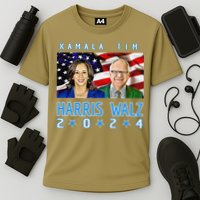 Kamala Harris Tim Walz The 2024 Democratic Party Nov 5 Win Cooling Performance Crew T-Shirt