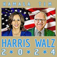 Kamala Harris Tim Walz The 2024 Democratic Party Nov 5 Win Cooling Performance Crew T-Shirt