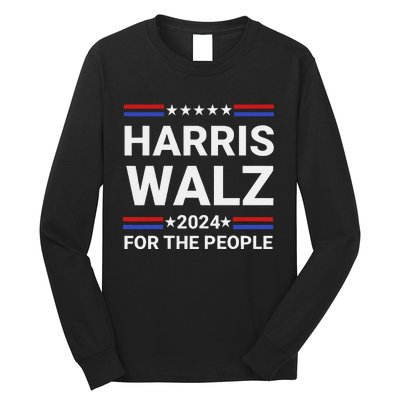 Kamala Harris Tim Walz Waltz Long Sleeve Shirt