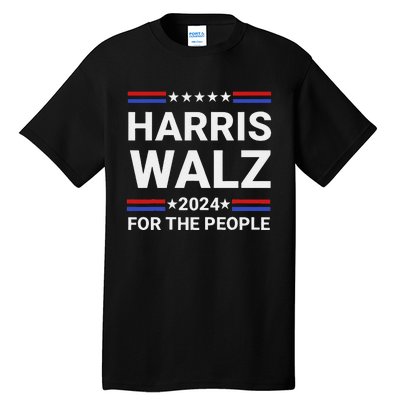 Kamala Harris Tim Walz Waltz Tall T-Shirt