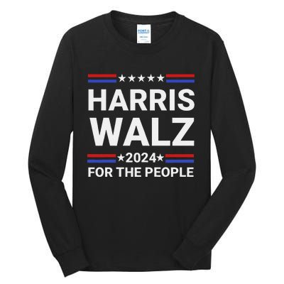 Kamala Harris Tim Walz Waltz Tall Long Sleeve T-Shirt