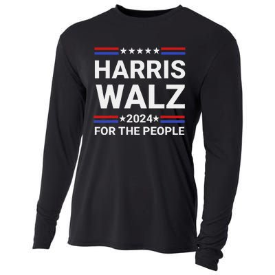 Kamala Harris Tim Walz Waltz Cooling Performance Long Sleeve Crew