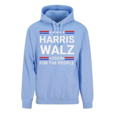 Kamala Harris Tim Walz Waltz Unisex Surf Hoodie