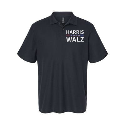 Kamala Harris Tim Walz Waltz 2024 Softstyle Adult Sport Polo