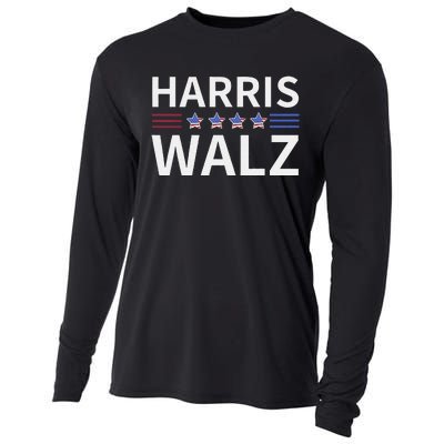 Kamala Harris Tim Walz Waltz 2024 Cooling Performance Long Sleeve Crew