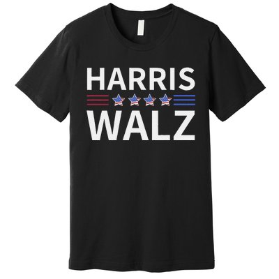 Kamala Harris Tim Walz Waltz 2024 Premium T-Shirt