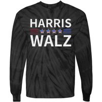 Kamala Harris Tim Walz Waltz 2024 Tie-Dye Long Sleeve Shirt