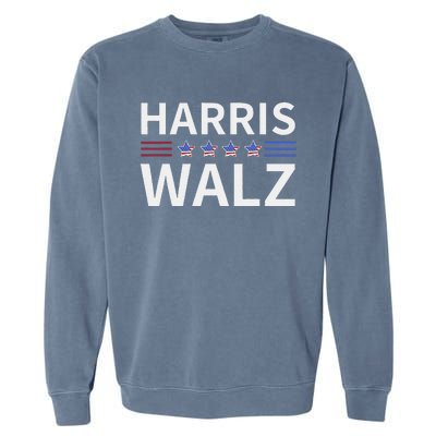 Kamala Harris Tim Walz Waltz 2024 Garment-Dyed Sweatshirt