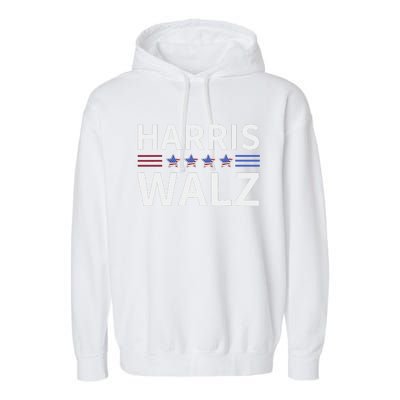 Kamala Harris Tim Walz Waltz 2024 Garment-Dyed Fleece Hoodie