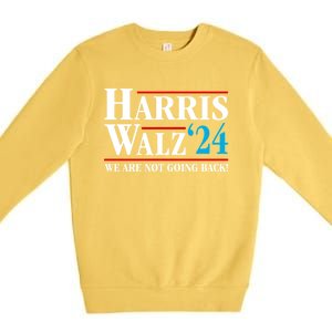 Kamala Harris Tim Walz Waltz Harris Waltz 2024 Vp Election Gift Premium Crewneck Sweatshirt