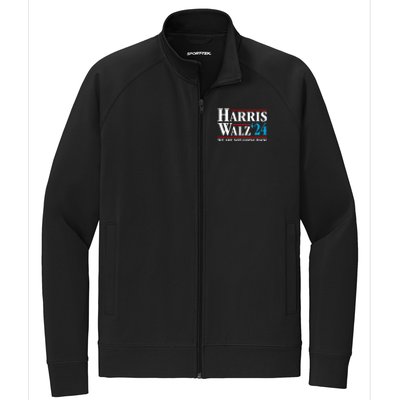 Kamala Harris Tim Walz Waltz Harris Waltz 2024 Vp Election Gift Stretch Full-Zip Cadet Jacket