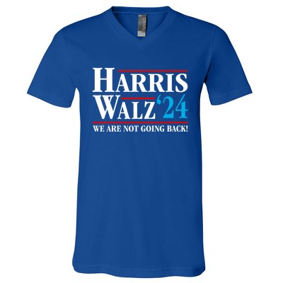 Kamala Harris Tim Walz Waltz Harris Waltz 2024 Vp Election Gift V-Neck T-Shirt