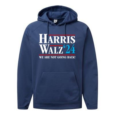 Kamala Harris Tim Walz Waltz Harris Waltz 2024 Vp Election Gift Performance Fleece Hoodie