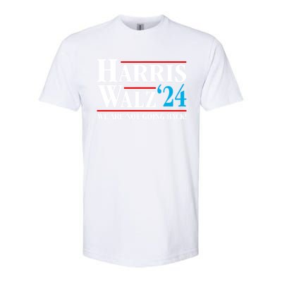 Kamala Harris Tim Walz Waltz Harris Waltz 2024 Vp Election Gift Softstyle CVC T-Shirt