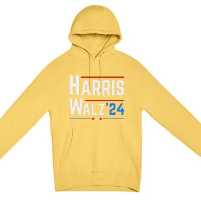 Kamala Harris Tim Walz Waltz Election 2024 Premium Pullover Hoodie