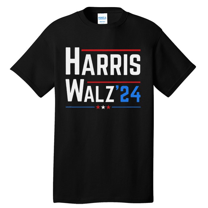 Kamala Harris Tim Walz Waltz Election 2024 Tall T-Shirt