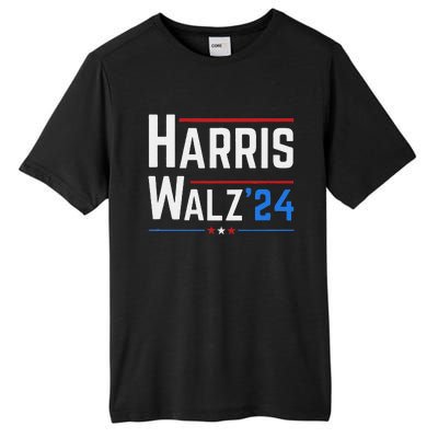 Kamala Harris Tim Walz Waltz Election 2024 Tall Fusion ChromaSoft Performance T-Shirt