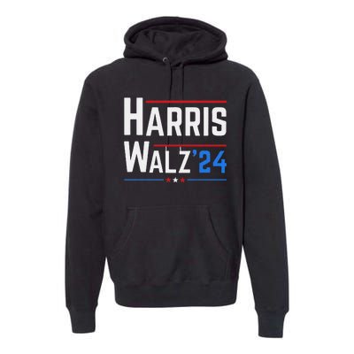 Kamala Harris Tim Walz Waltz Election 2024 Premium Hoodie