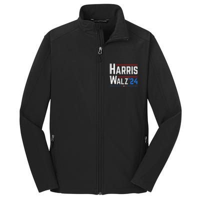 Kamala Harris Tim Walz Waltz Election 2024 Core Soft Shell Jacket