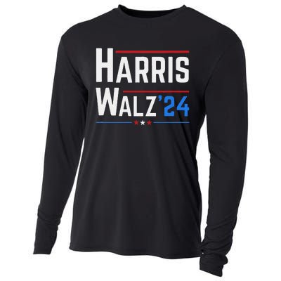 Kamala Harris Tim Walz Waltz Election 2024 Cooling Performance Long Sleeve Crew