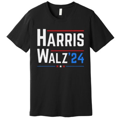 Kamala Harris Tim Walz Waltz Election 2024 Premium T-Shirt