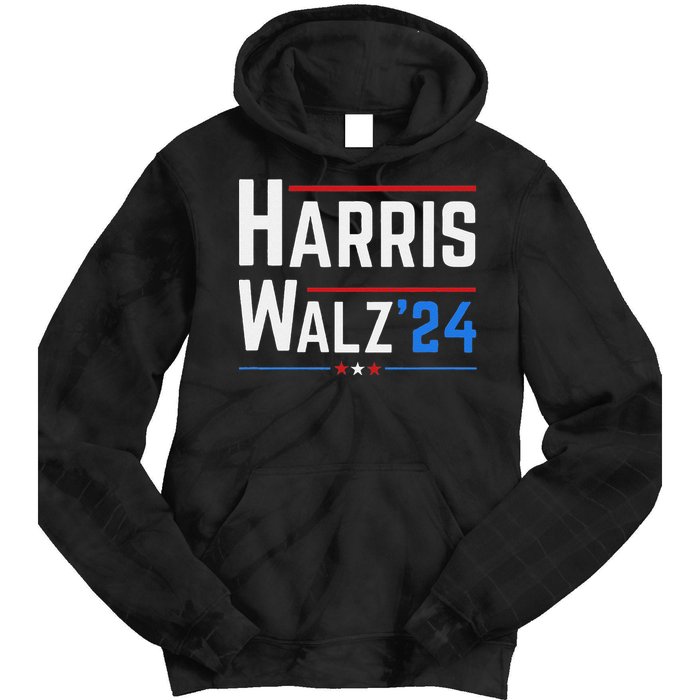 Kamala Harris Tim Walz Waltz Election 2024 Tie Dye Hoodie