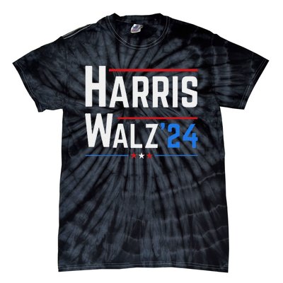 Kamala Harris Tim Walz Waltz Election 2024 Tie-Dye T-Shirt