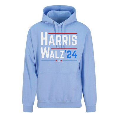 Kamala Harris Tim Walz Waltz Election 2024 Unisex Surf Hoodie