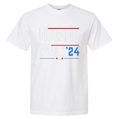 Kamala Harris Tim Walz Waltz Election 2024 Garment-Dyed Heavyweight T-Shirt