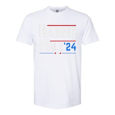 Kamala Harris Tim Walz Waltz Election 2024 Softstyle CVC T-Shirt