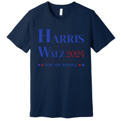 Kamala Harris Tim Walz Waltz Election Party Wear Premium T-Shirt