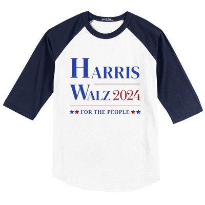 Kamala Harris Tim Walz Waltz Election Party Wear Baseball Sleeve Shirt